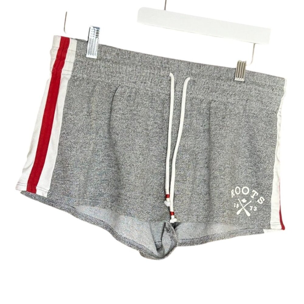 Women's Roots Salt and Pepper Cabin Shorts | Size Medium